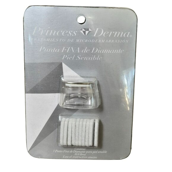 Princess Derma Microdermabrasion Fine Diamond Tip & 10 Filters Sensitive Skin - Picture 1 of 5